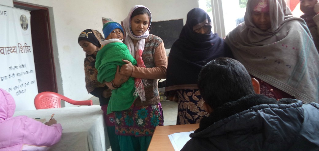 Mehrauli Villagers Health Check Up