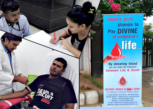 WAVE of humanity: Blood Donation Camp at WAVE City