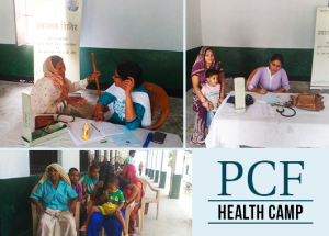 PCF Health Camp in Duriya & Kachera 