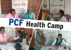PCF Health camp in Bayana Village